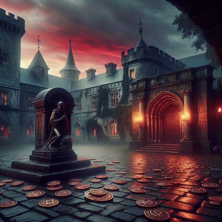 Le mystère des florins disparus: la clé de la cour du château