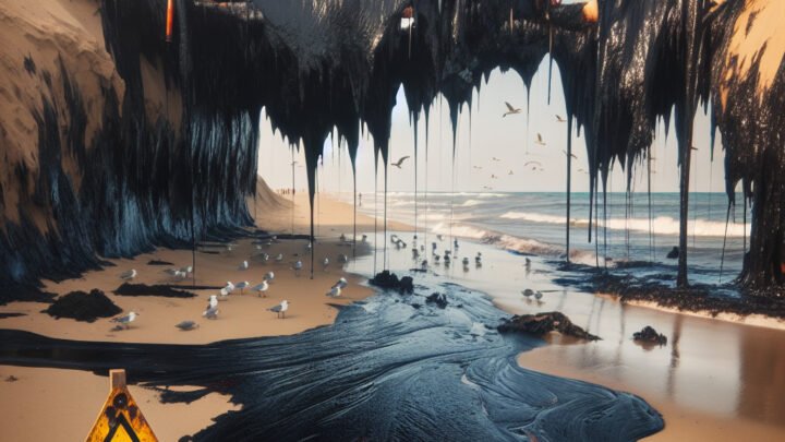 Les plages interdites d’accès en raison de la pollution aux hydrocarbures