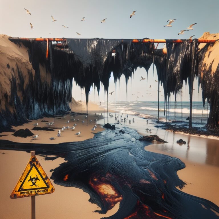 Les plages interdites d&rsquo;accès en raison de la pollution aux hydrocarbures