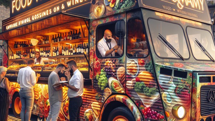 Nouveaux food truck dédiés à la gastronomie et aux vins