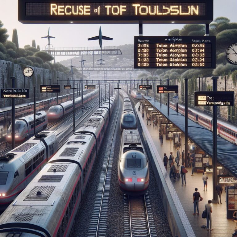 Reprise de la circulation des trains entre Toulon et Vintimille après des retards à l&rsquo;aéroport