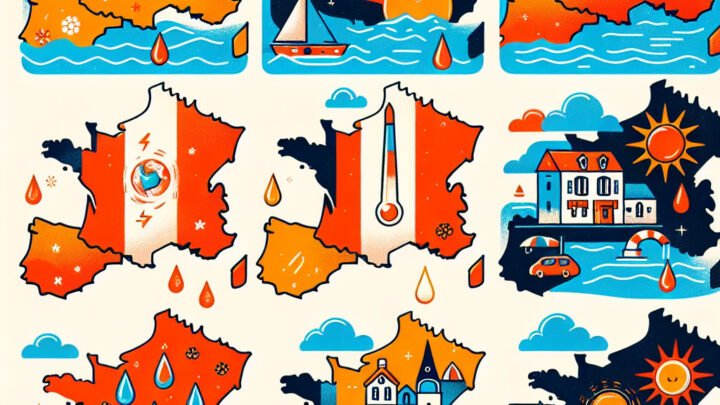 Six départements en alerte orange pour la canicule et la Seine-et-Marne en alerte orange pour les crues