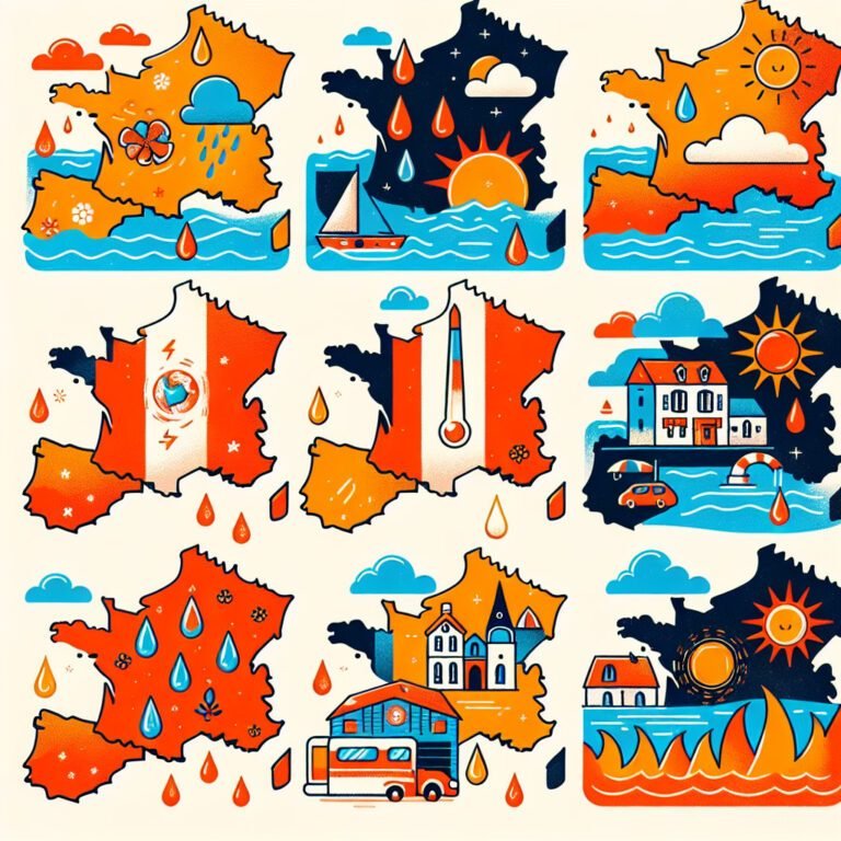 Six départements en alerte orange pour la canicule et la Seine-et-Marne en alerte orange pour les crues
