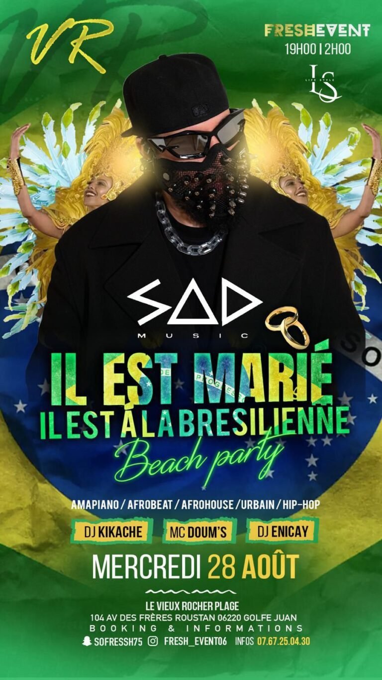 Beach Party Brésilienne au Vieux Rocher ce mercredi 28 août !