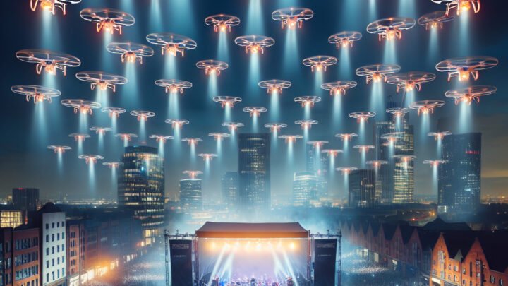 Un spectacle grandiose : 1 500 drones illuminent Nice pour célébrer le Tour de France avec un concert d’Ofenbach