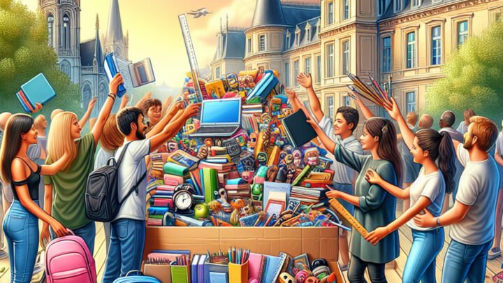Une rentrée réussie: collecte de fournitures scolaires à Nice