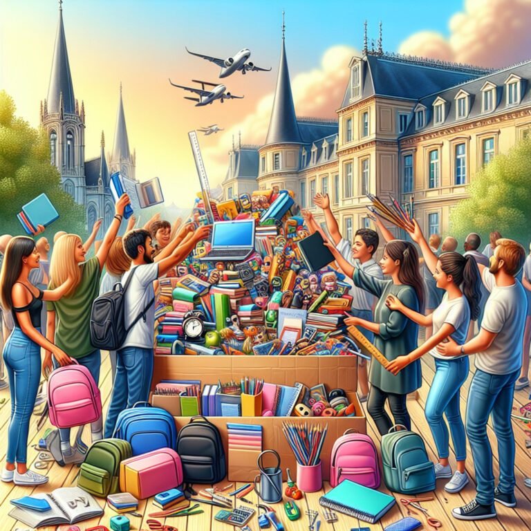 Une rentrée réussie: collecte de fournitures scolaires à Nice
