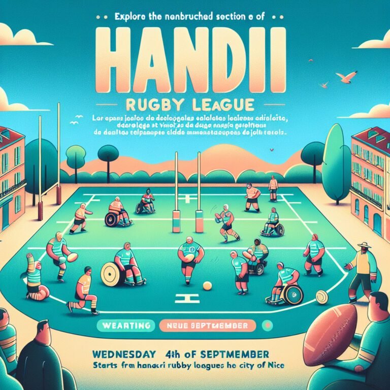 Découvrez la nouvelle section Handi Rugby à XIII à Nice dès le mercredi 4 septembre