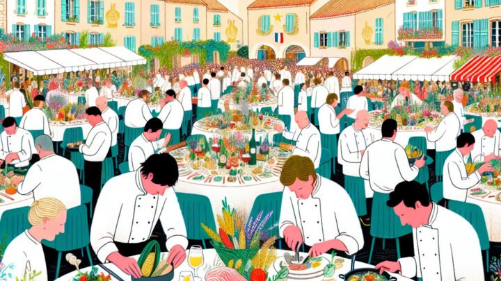 Guide Michelin célébrant la durabilité gastronomique à Cotignac