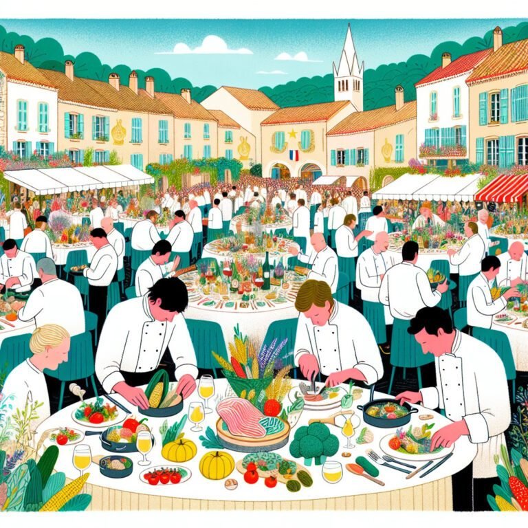 Guide Michelin célébrant la durabilité gastronomique à Cotignac