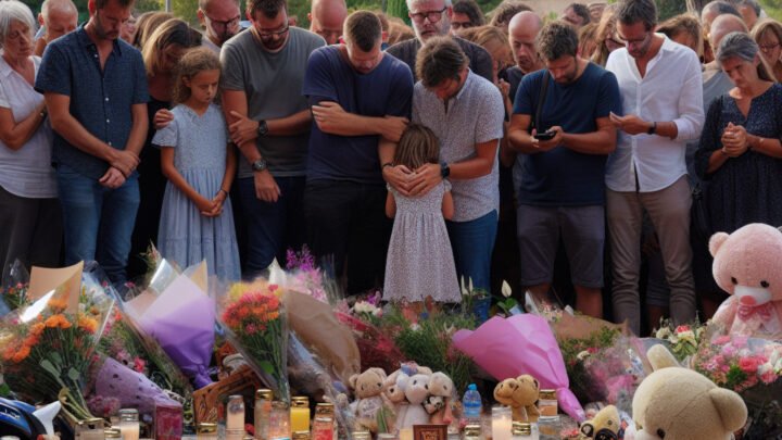 Hommage à la fillette percutée par un motard à Vallauris : son père et la communauté lui rendent hommage