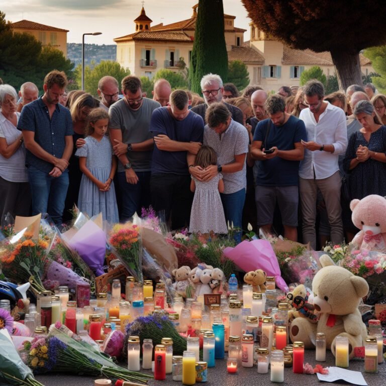 Hommage à la fillette percutée par un motard à Vallauris : son père et la communauté lui rendent hommage