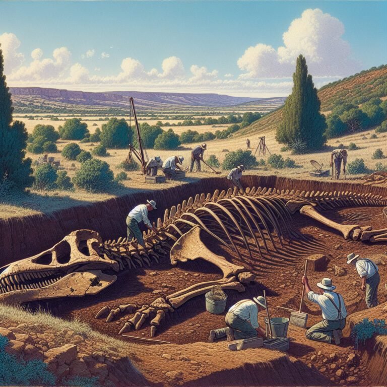 La découverte surprenante des restes fossilisés d&rsquo;un gigantesque herbivore préhistorique dans le Var