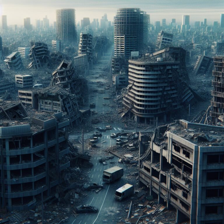 la ville: chaos et désolation
