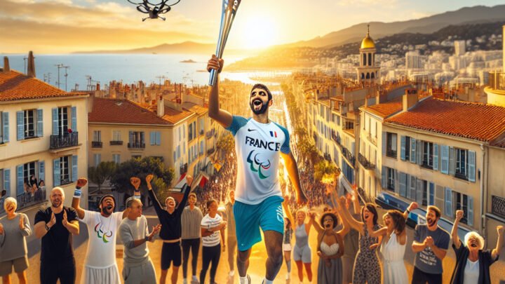 La ville d’Antibes reçoit la flamme des Jeux paralympiques 2024
