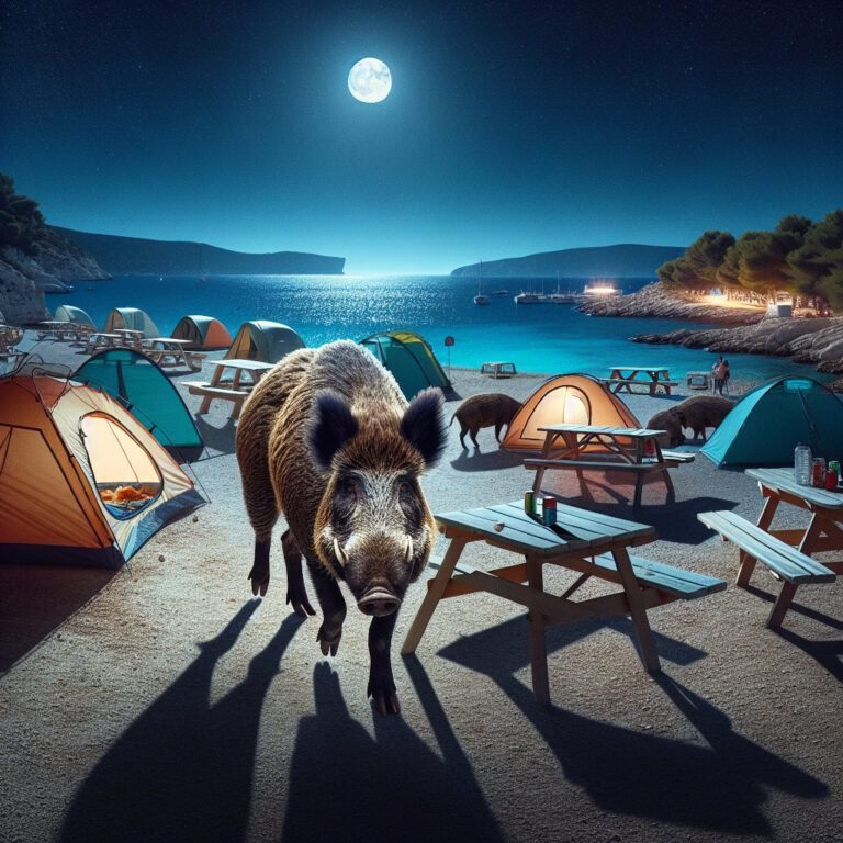 Les sangliers perturbent la quiétude d’un camping de la Côte d’Azur