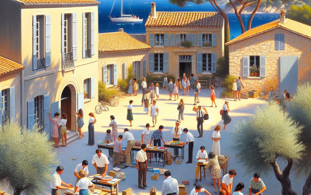 Préparation de la rentrée scolaire à Antibes sous le soleil de la Riviera Préparation de la rentrée scolaire à Antibes sous le soleil de la Riviera
