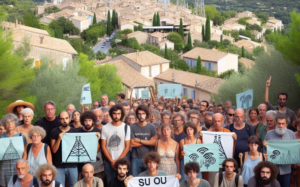 Un collectif proteste contre l’installation de deux antennes relais de Free à Tourrettes-sur-Loup (06) Un collectif proteste contre l’installation de deux antennes relais de Free à Tourrettes-sur-Loup (06)