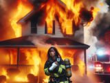 Un incendie éclate dans une maison, un pompier blessé lors de l'intervention