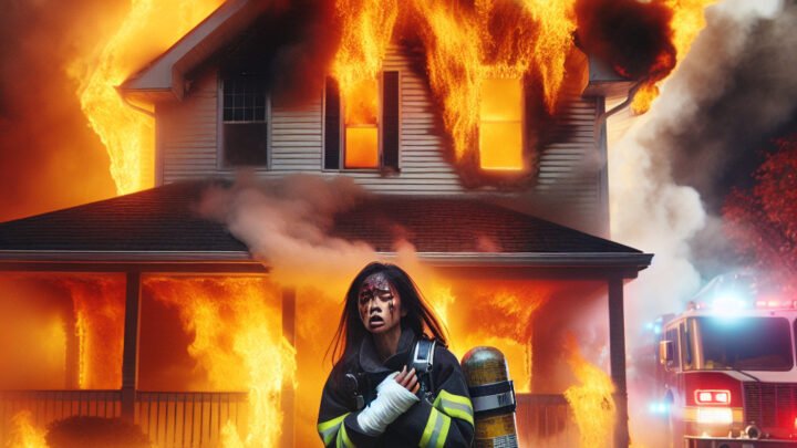 Un incendie éclate dans une maison, un pompier blessé lors de l’intervention