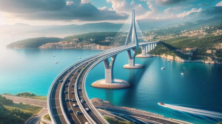 Un nouveau pont relie Antibes à Vallauris/Valbonne pour faciliter la circulation et désengorger le giratoire de Provence