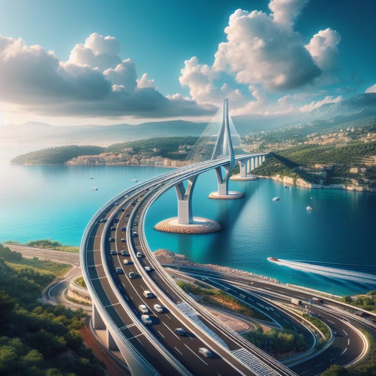 Un nouveau pont relie Antibes à Vallauris/Valbonne pour faciliter la circulation et désengorger le giratoire de Provence