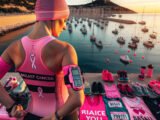 Camille Chabal, survivante d'un cancer du sein, se prépare pour la course Marseille-Cassis dans le cadre d'Octobre rose