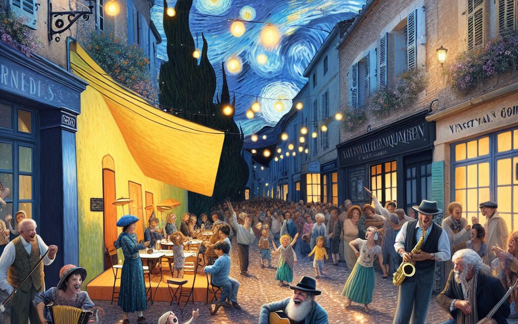 Célébration du retour de « La Nuit étoilée » de Vincent Van Gogh à Arles Célébration du retour de « La Nuit étoilée » de Vincent Van Gogh à Arles