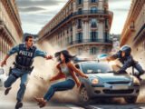 Chauffard en fuite percute un policier et un automobiliste à Nice