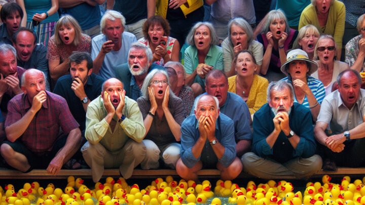 Controverse autour d’une course de 6 000 canards en plastique dans le Var