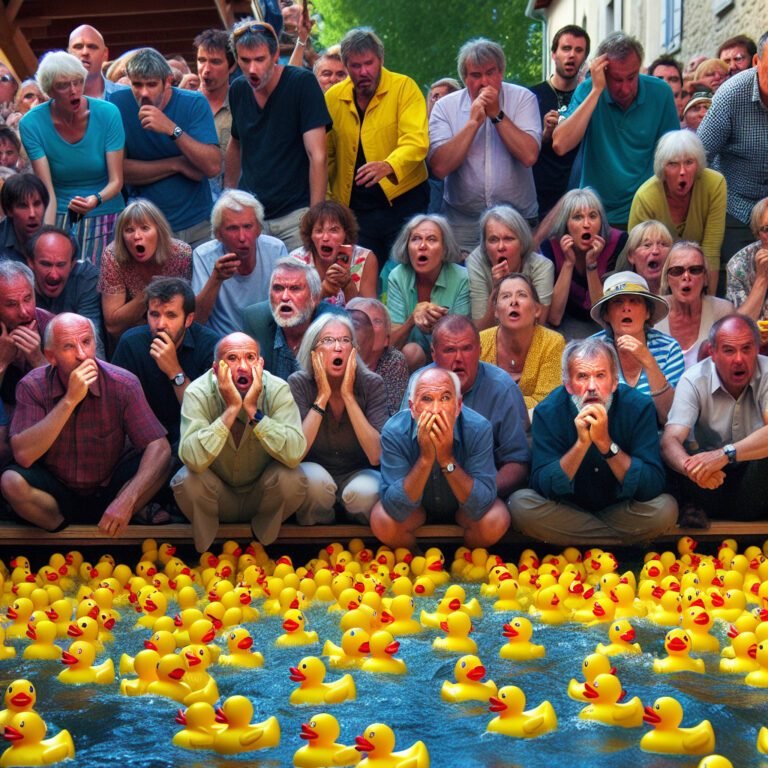 Controverse autour d&rsquo;une course de 6 000 canards en plastique dans le Var