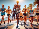 Course ensoleillée à Nice: 1.200 coureurs brûlant sous le soleil de la Prom'