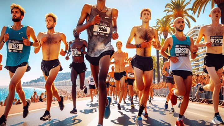 Course ensoleillée à Nice: 1.200 coureurs brûlant sous le soleil de la Prom’