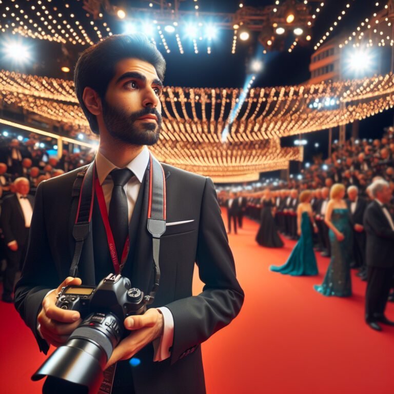 De la guerre au tapis rouge : le parcours de Sameer Aldoumy, photographe syrien à Cannes2024