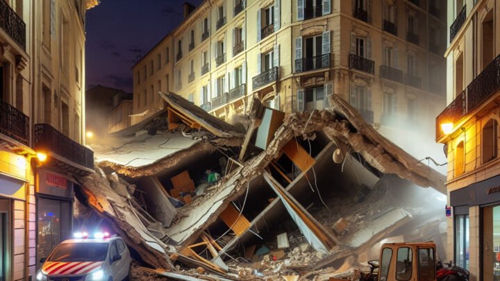 Incident cauchemardesque à Avignon: Le plancher d’un immeuble s’effondre en pleine nuit sans faire de blessés