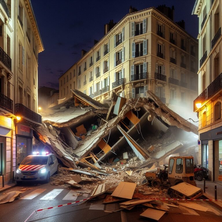 Incident cauchemardesque à Avignon: Le plancher d&rsquo;un immeuble s&rsquo;effondre en pleine nuit sans faire de blessés