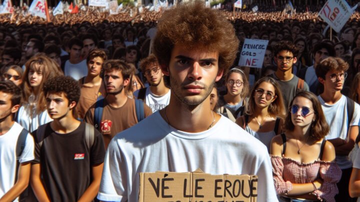 Manifestation au collège Parc Impérial de Nice pour réclamer un renfort en effectifs