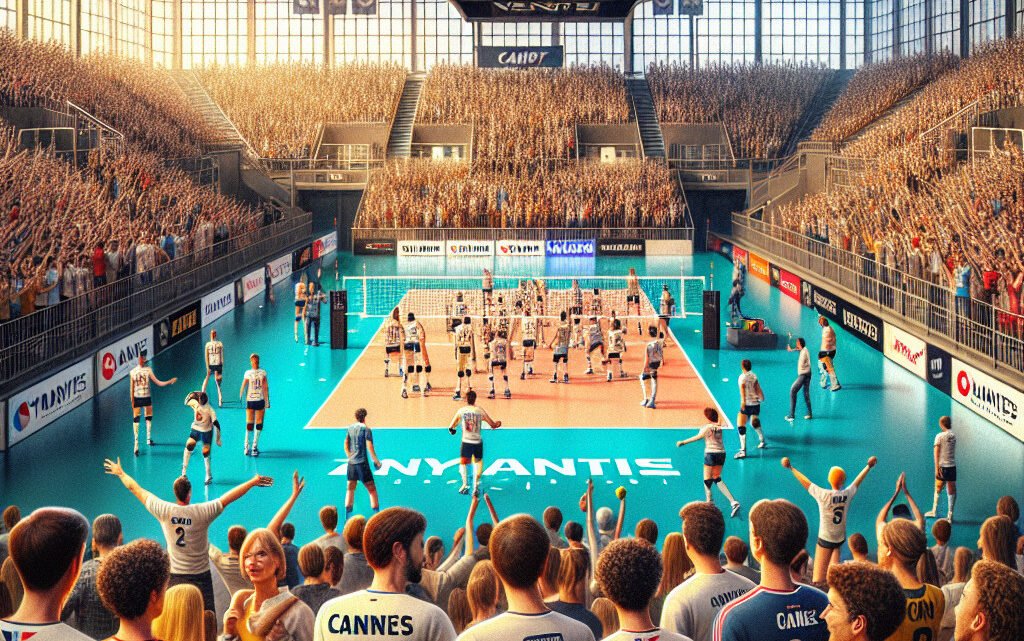 Nantes accueille Cannes avec faste pour un match de Volley-ball en Loire-Atlantique Nantes accueille Cannes avec faste pour un match de Volley-ball en Loire-Atlantique
