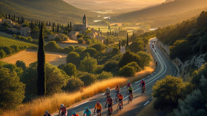 Parcours cycliste dans le Vaucluse pour les élections européennes 2024 grâce au réseau “EuroVelo”