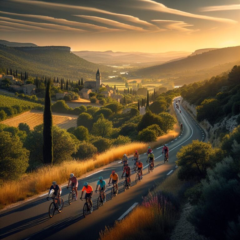 Parcours cycliste dans le Vaucluse pour les élections européennes 2024 grâce au réseau « EuroVelo »