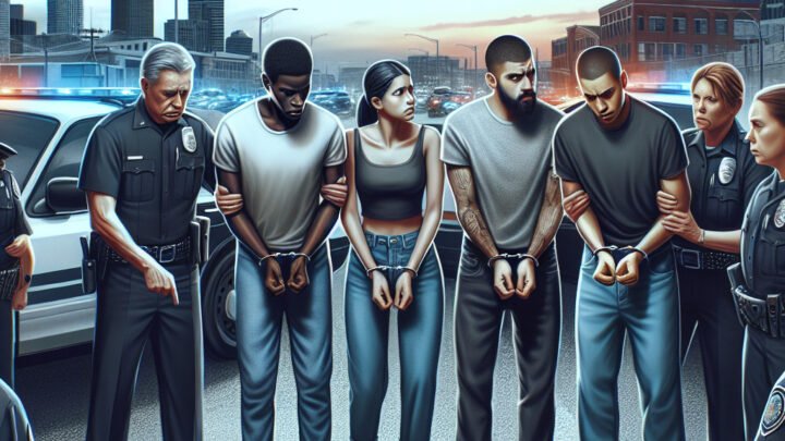 Quatre individus arrêtés et incarcérés dans une affaire criminelle