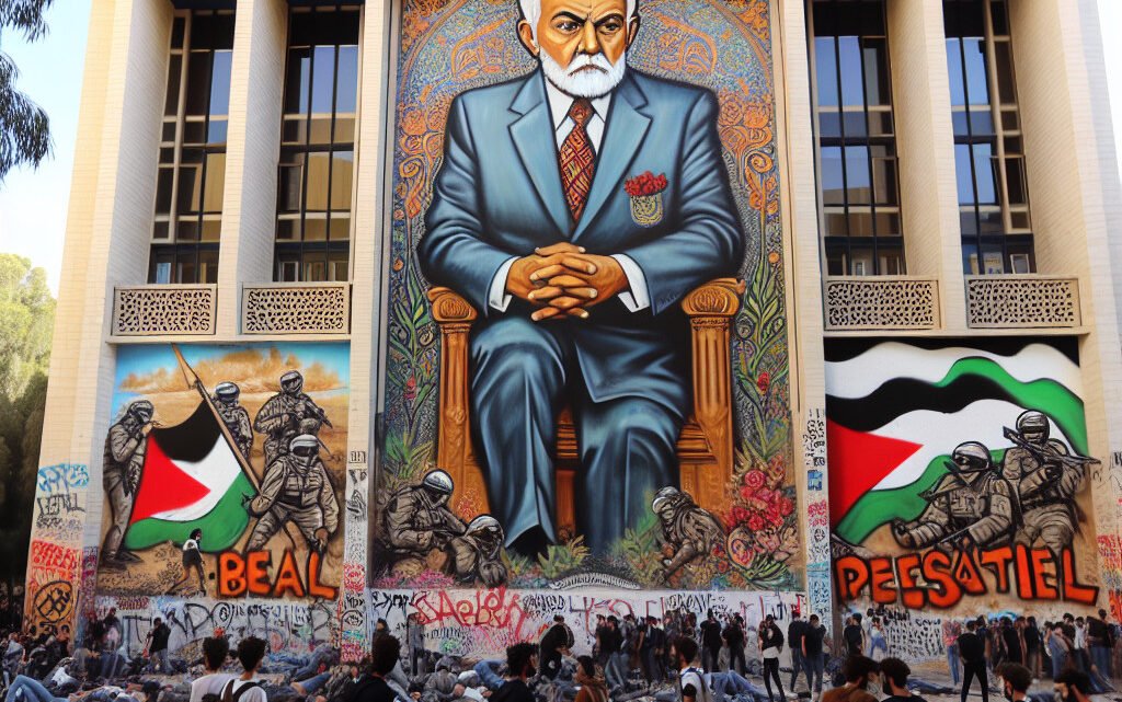 Sciences Po attaque les tags pro-palestiniens sur son campus Sciences Po attaque les tags pro-palestiniens sur son campus