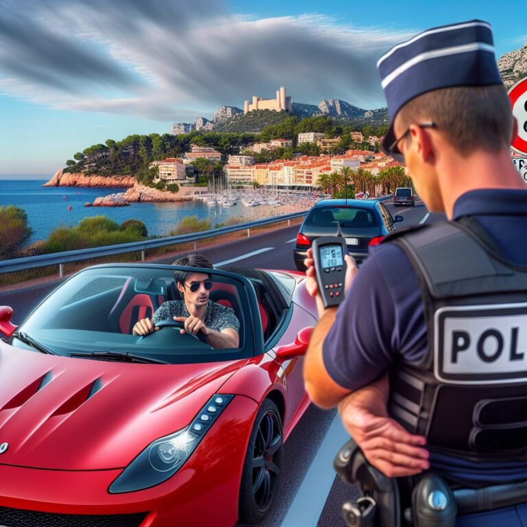 Un refus d&rsquo;obtempérer lors d&rsquo;un contrôle de vitesse à Mandelieu-la-Napoule