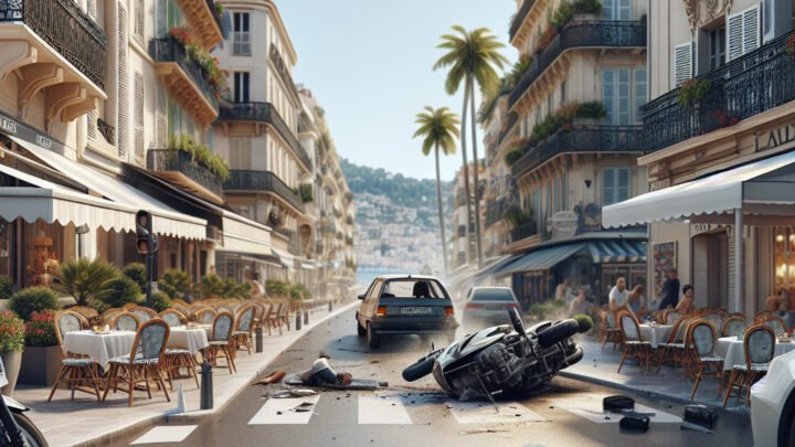 Un tragique accident de la circulation à Cannes : un homme de 28 ans gravement blessé