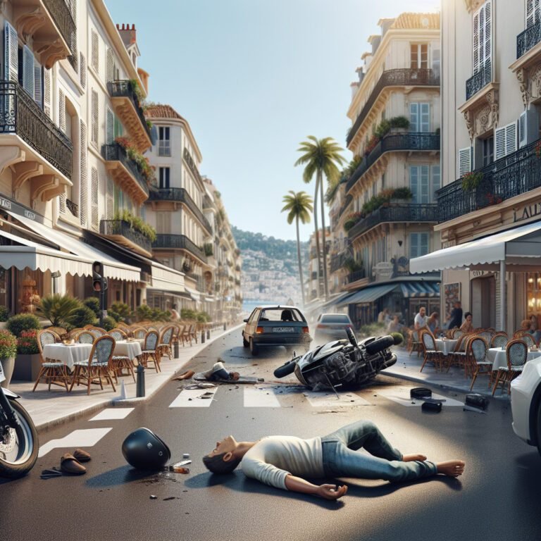 Un tragique accident de la circulation à Cannes : un homme de 28 ans gravement blessé
