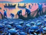 L'invasion des crabes bleus : la menace pour les pêcheurs de l'Etang de Berre
