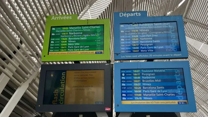 Perturbations sur le réseau TER azuréen en raison de la grève SNCF