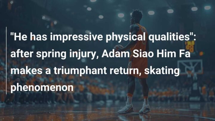 Retour triomphal d’Adam Siao Him Fa sur la glace après une blessure