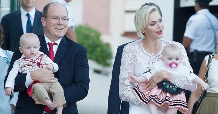 La famille princière de Monaco célèbre la fête nationale de la principauté