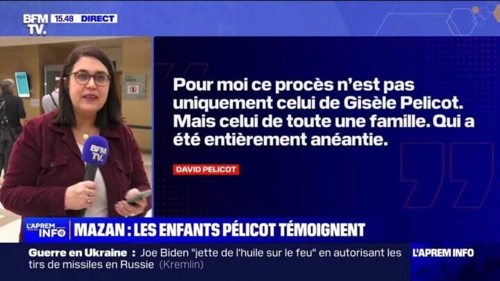 Témoignage des fils Pelicot lors du procès des viols de Mazan